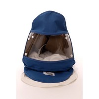 Bullard GRHTC30R Bullard GR50 Style Nomex Double Bib Supplied And Powered Air Purifying Hood With Acetate Lens And C30 Hard Hat